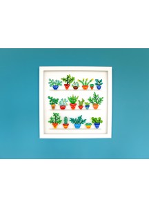 Скляне панно "Мої рослини"