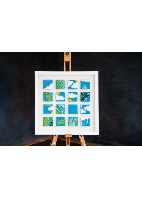 Скляне панно "Небо"