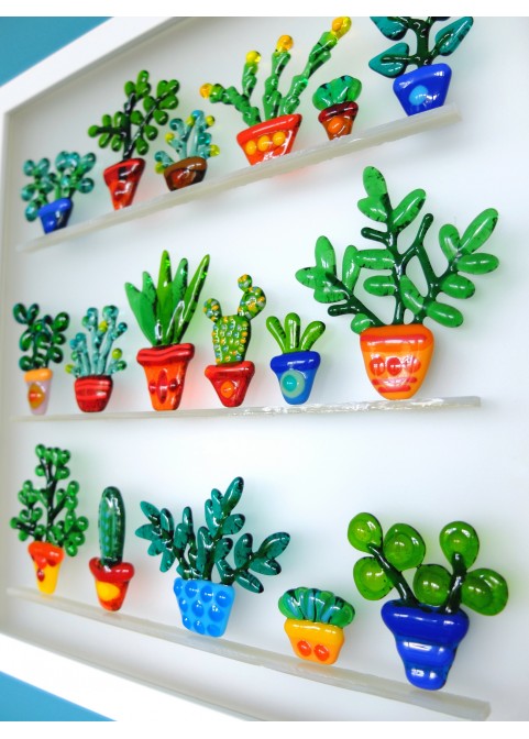 Скляне панно "Мої рослини"